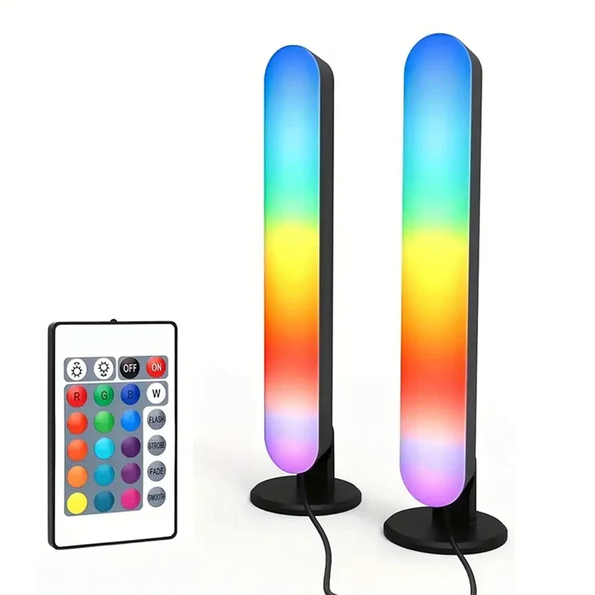 RGB Pickup Light Music Rhythm Lights Upgraded USB Rechargeable Model Christmas Decoration Desktop RGB Light Bar Music Rhythm