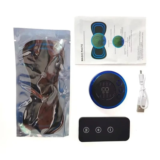 Muscle Electric Massager 2/3/4 Pcs EMS Neck Massage Machine 8 Modes 19 Levels of Strength Vibrater Instrument Treatment